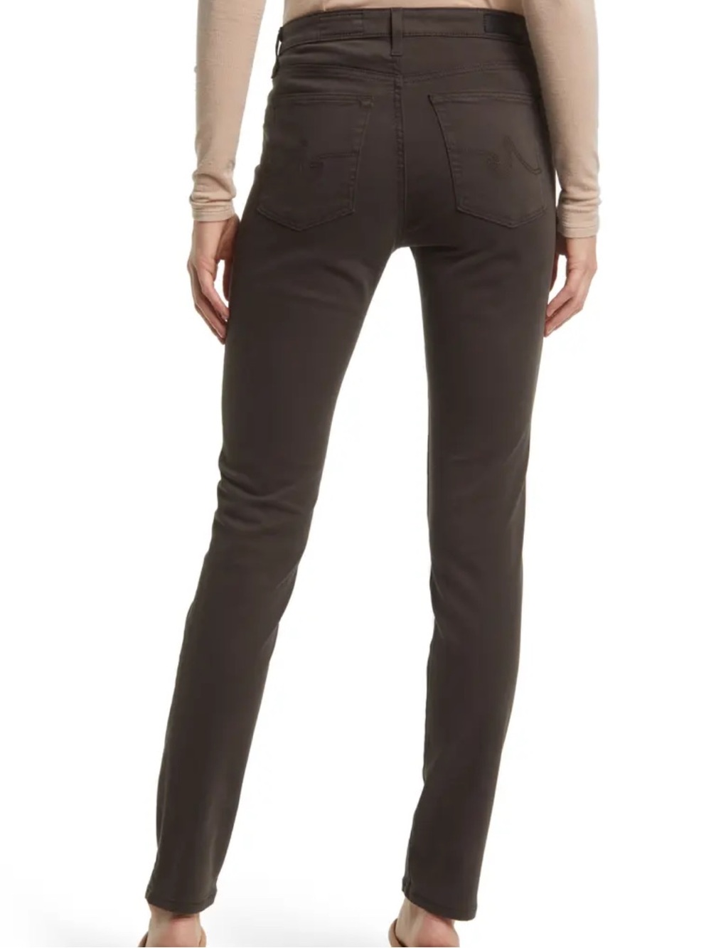 Nordstrom Ag Adriano Goldschmied Black Skinny High-Rise Jeans